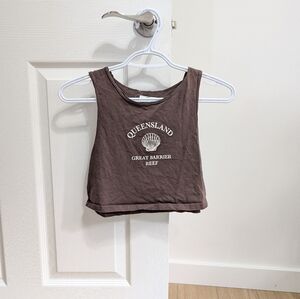 Basic Brown Tank Top